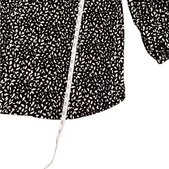 MELLODAY Black and Cream Top - Picture 6 of 10